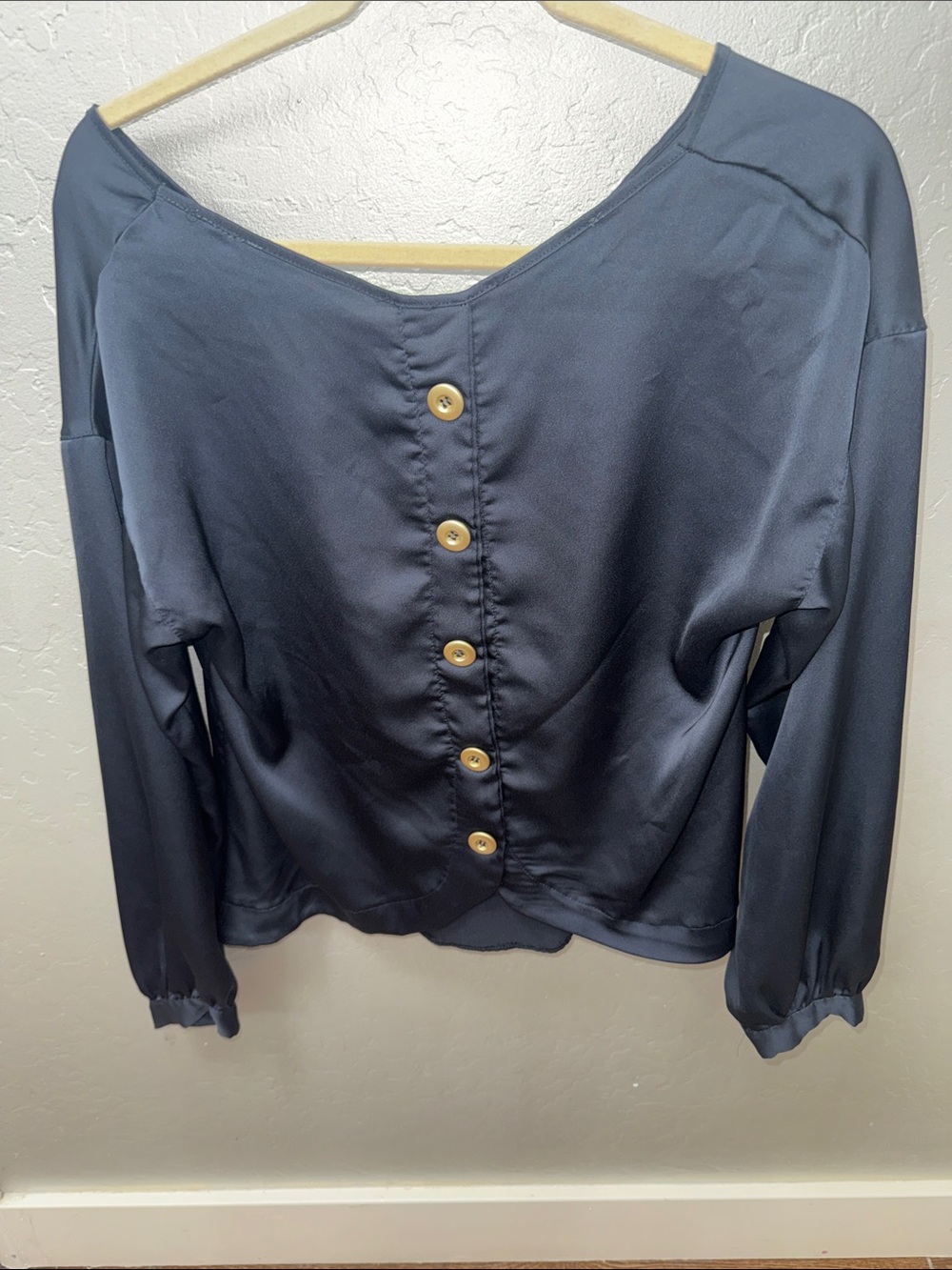 Cocabella Button-Back Long Sleeve Top
